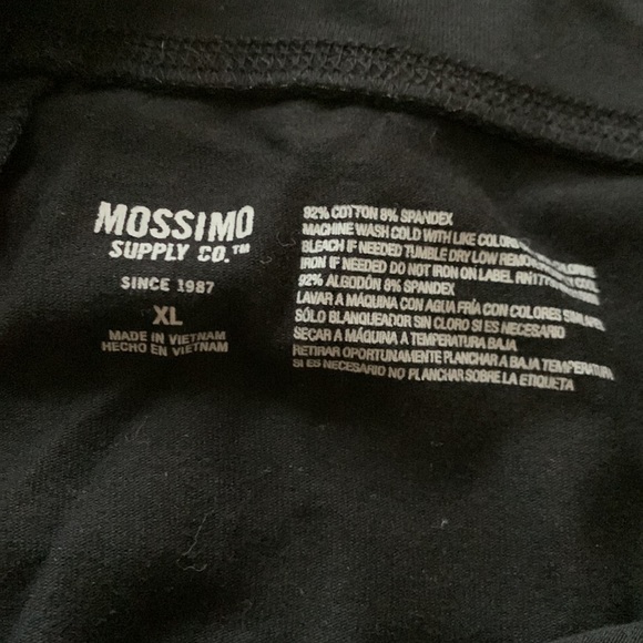 Mossimo black Capri pixie leggings XL - Picture 3 of 4